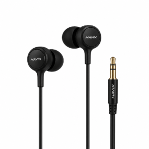 HAVIX HF-201 Wired Earphones with HD Sound and Deep Bass