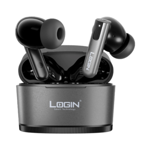 LOGIN L-218 ELAN wireless earbuds with ANC ENC and robotic design
