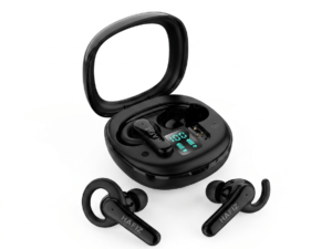 HAFIZ Wireless Bluetooth 5.3 Sport Earphones with ENC & LED Display